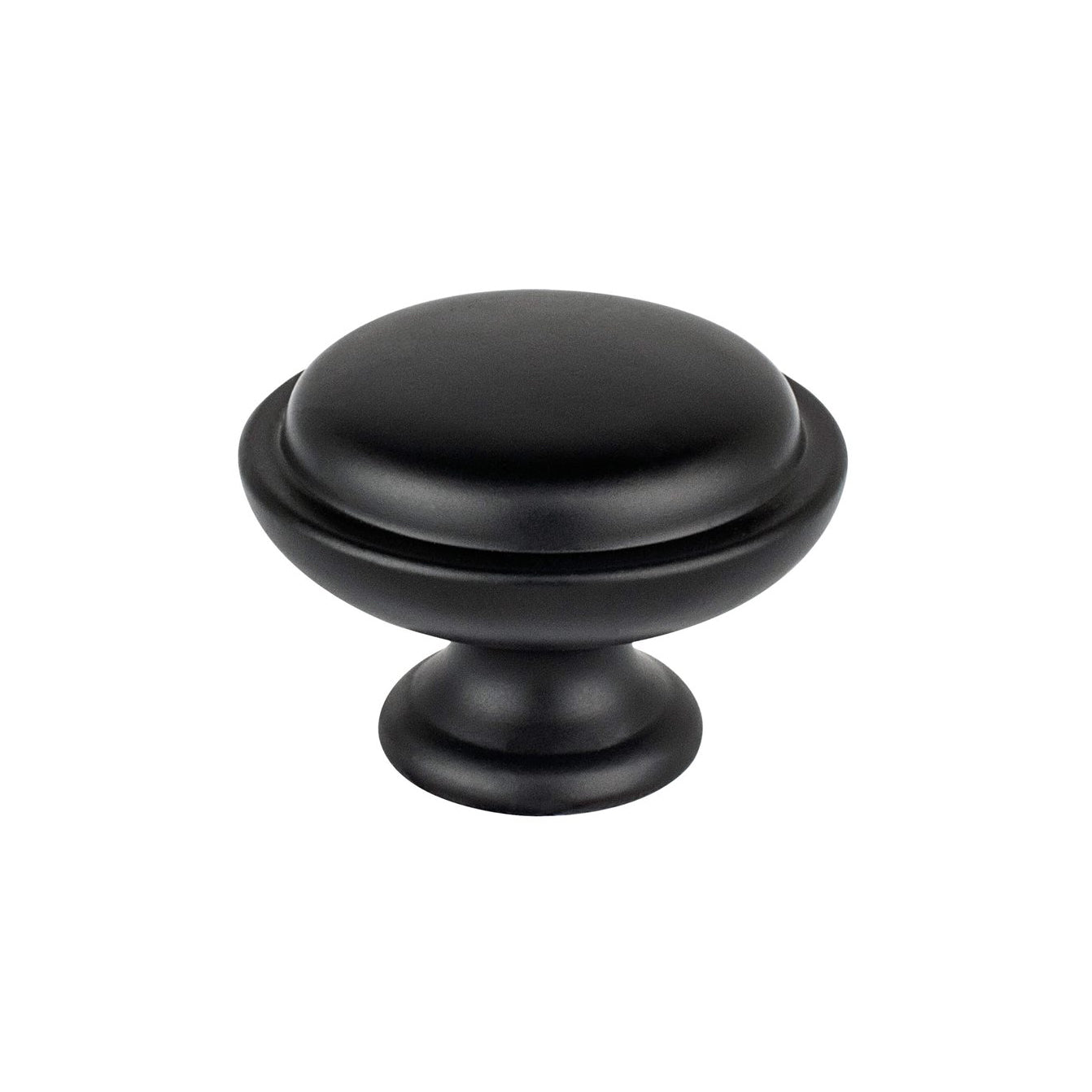 Matte Black "Sunny" Cabinet Knob and Drawer Pull - Industry Hardware