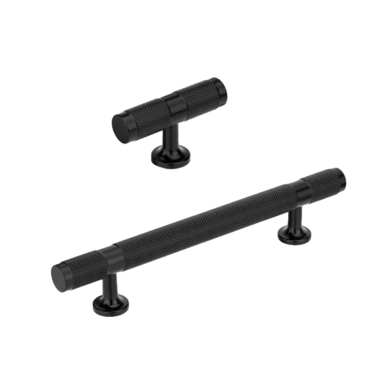 Matte Black "Rivet" Cabinet Knob and Drawer Pull