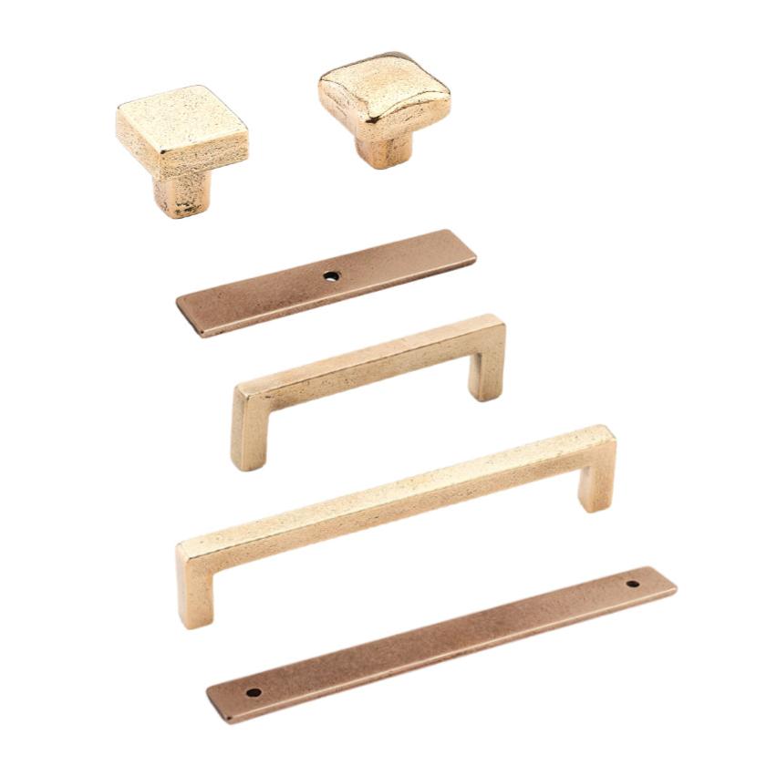Rustic Natural Bronze "Fair" Cabinet Knobs and Drawer Pulls - Industry Hardware