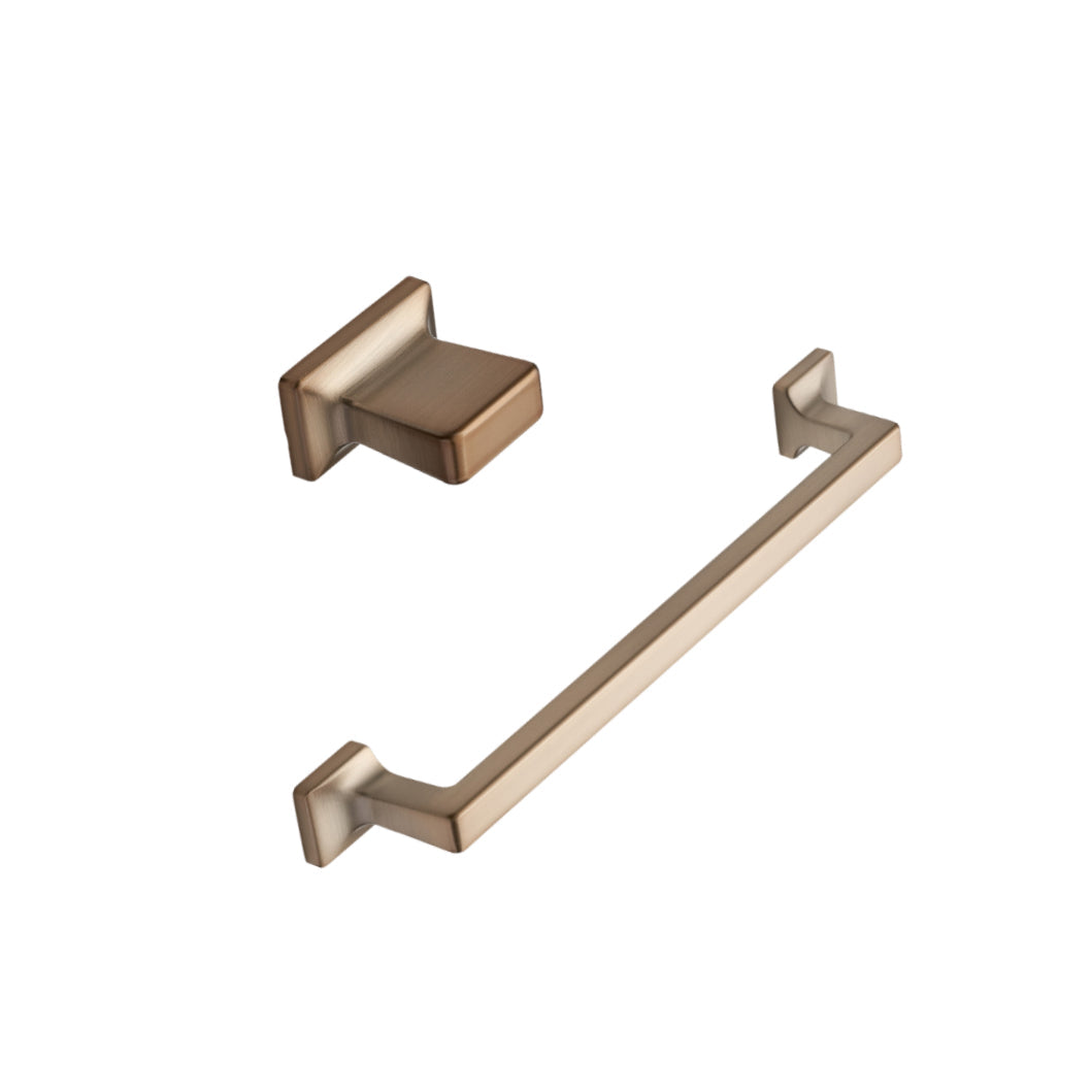 Brushed Bronze "Heirloom" Knob and Drawer Pulls - Industry Hardware