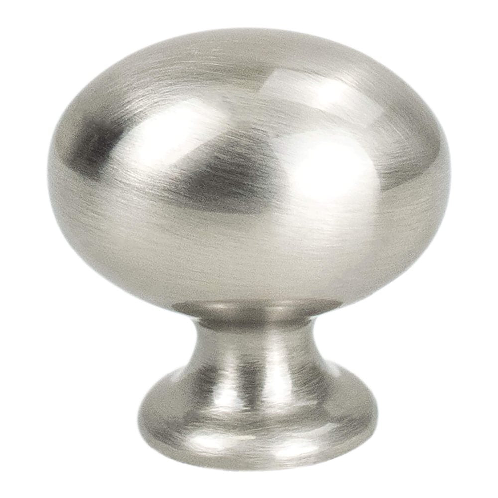 Brushed Nickel "Bellamy" Cabinet Knob and Drawer Pulls - Forge Hardware Studio