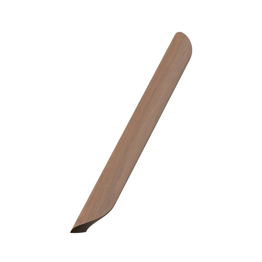 Lacquered Walnut Wood "Archive" Tab Drawer Pulls - Industry Hardware