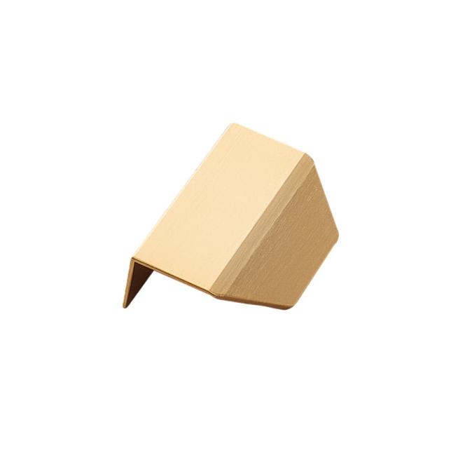 Matte Bronze "Blaze" Edge Drawer Tab Pulls - Industry Hardware