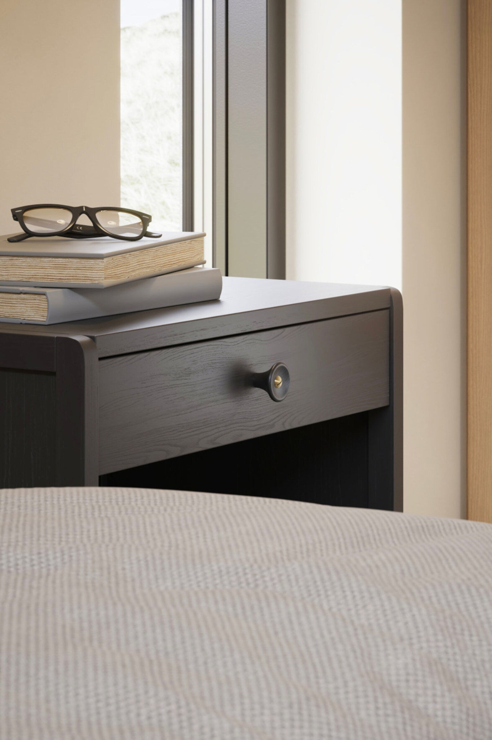 Brass Oak, Walnut, Black "Recta"  Round Cabinet Knobs - Industry Hardware