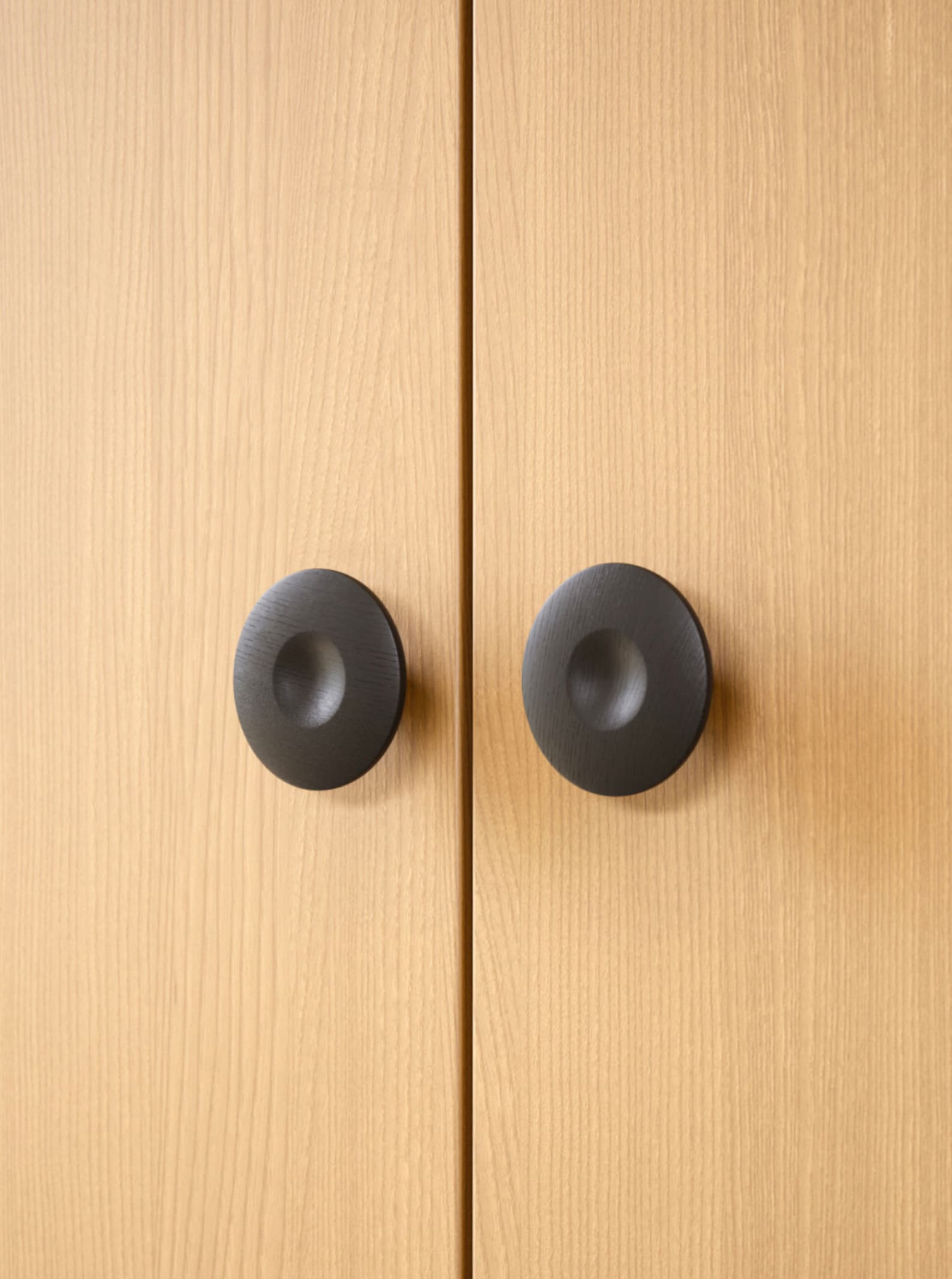 Oak, Walnut, Black "Drops" Cabinet Knob and Drawer Pulls - Industry Hardware