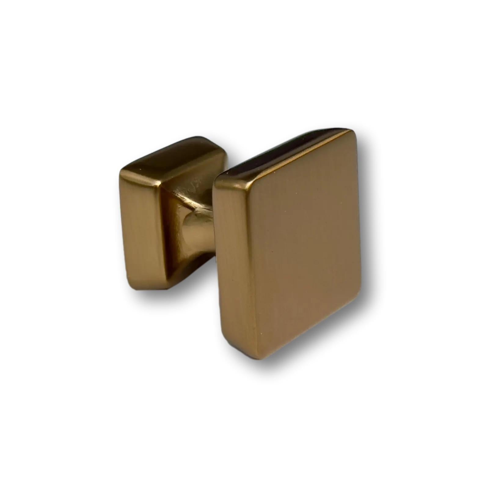 Champagne Bronze "Owen" Mission Drawer Pulls and Knobs - Industry Hardware