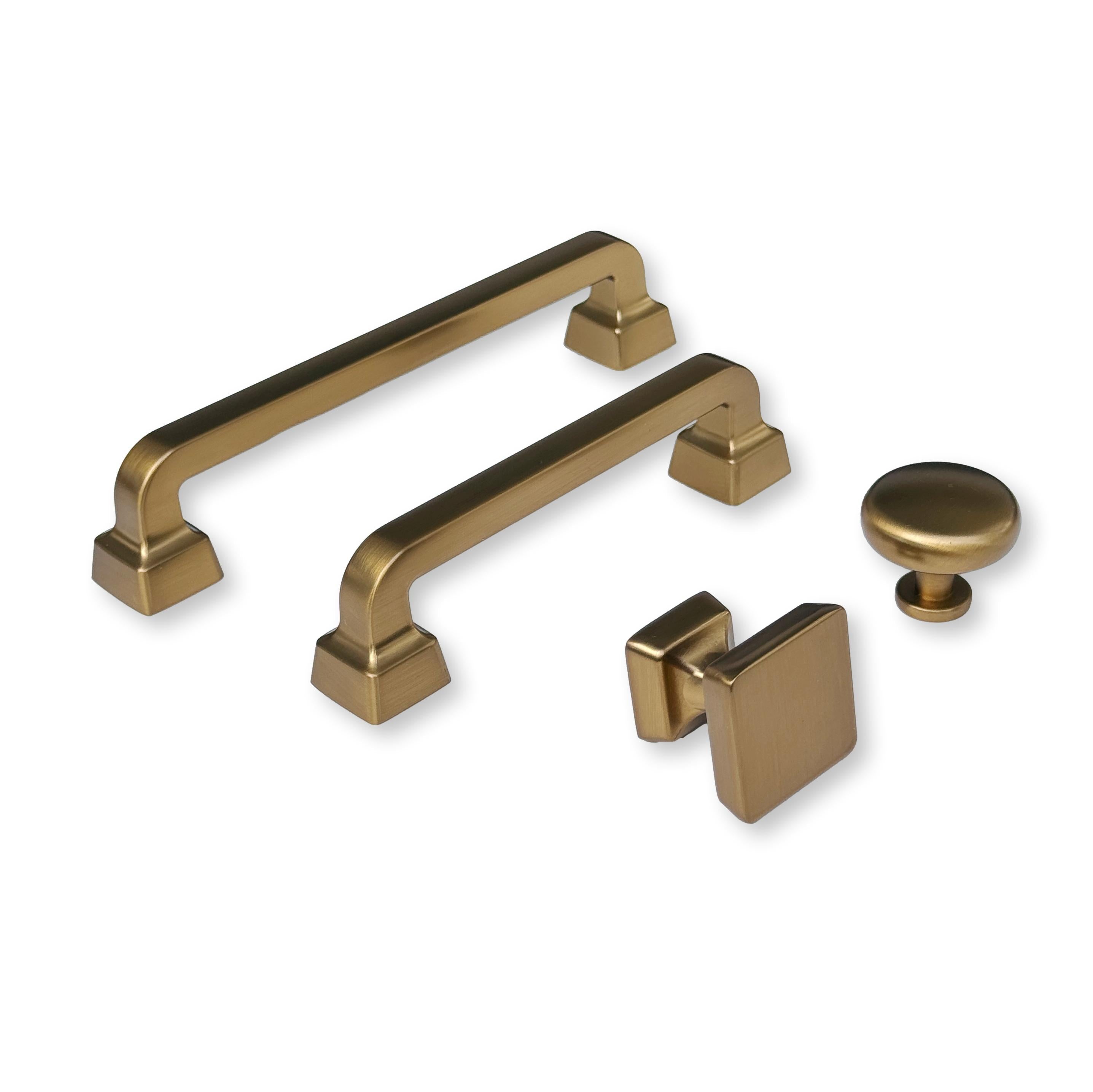 Champagne Bronze "Owen" Mission Drawer Pulls and Knobs - Industry Hardware