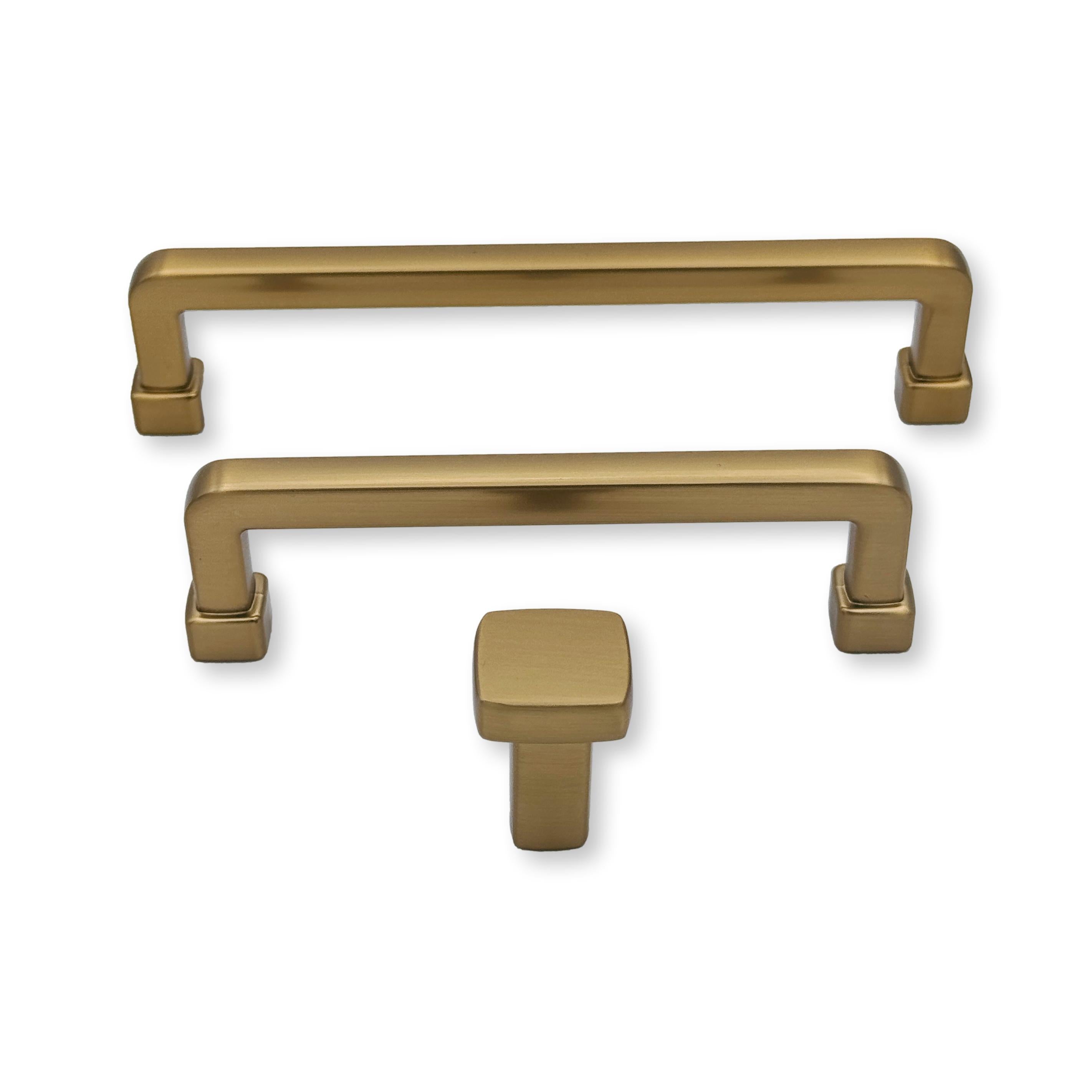 Champagne Bronze "Maverick" Drawer Pulls and Knobs - Industry Hardware