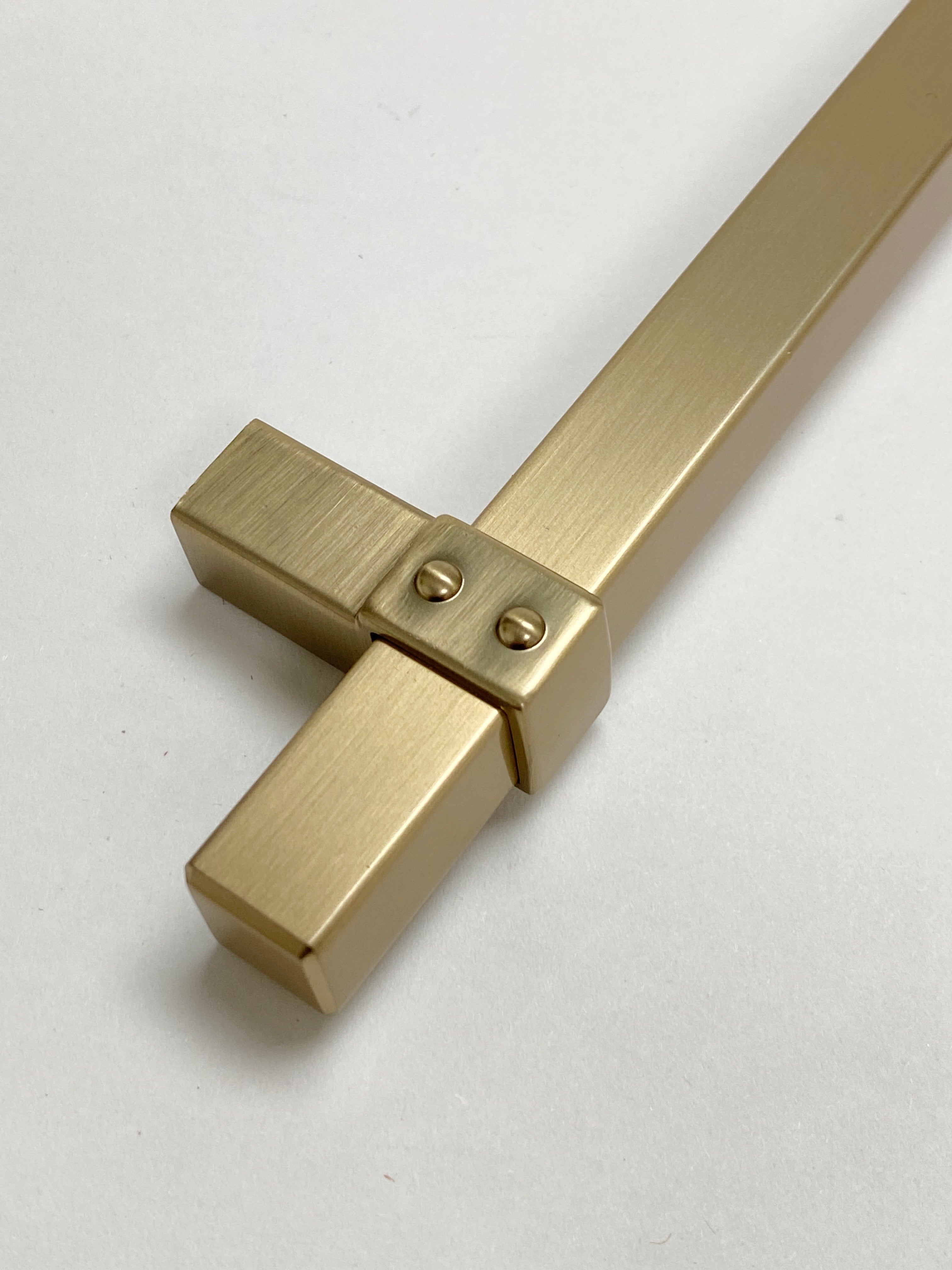 Champagne Bronze "Rio" T-Bar Cabinet Knob and Drawer Pulls - Forge Hardware Studio