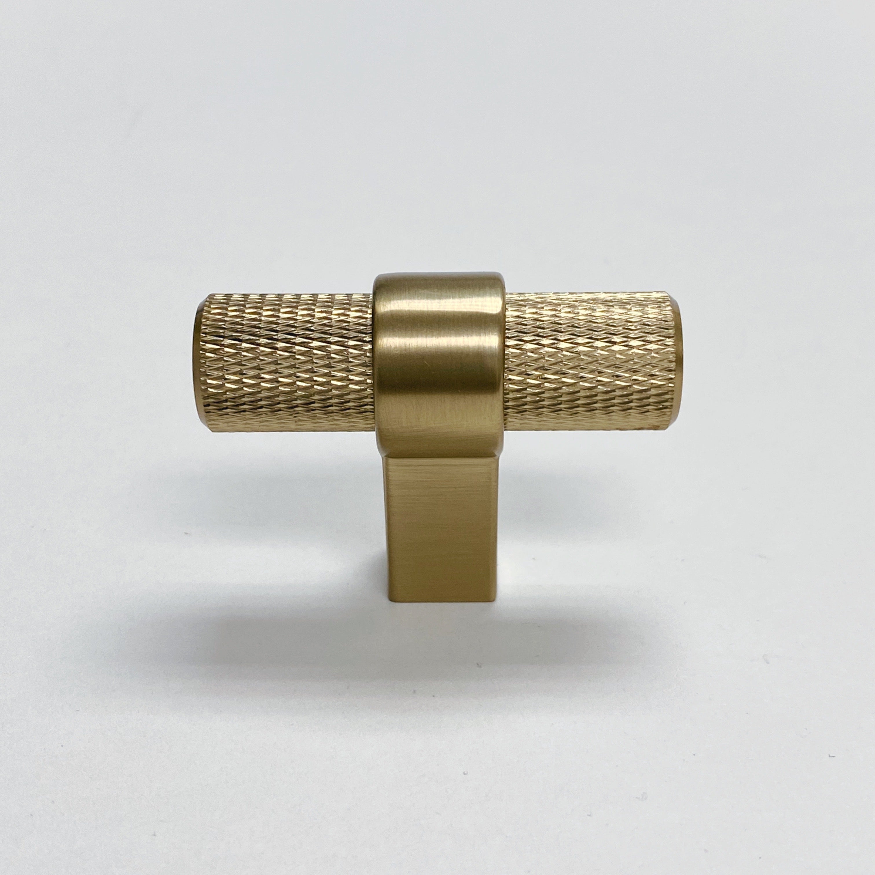 Knurled "Prelude" Champagne Bronze Cabinet Knobs and Drawer Pulls - Industry Hardware