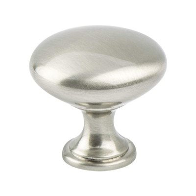 Brushed Nickel "Dash" T-Bar Round Knob and Drawer Pulls - Industry Hardware