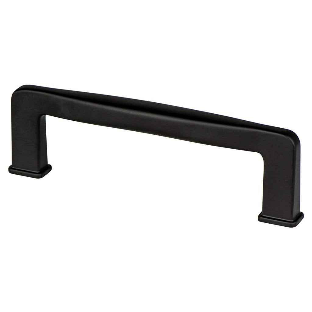 Kelly No.1 Matte Black Drawer Pulls - Kitchen Hardware - Brass Cabinet Hardware