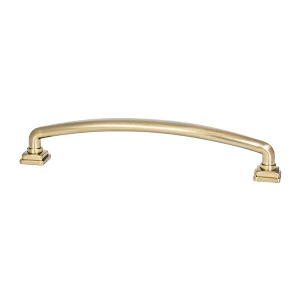 Kelly No.2 Cabinet Drawer Pulls - Satin Brass Hardware - Brass Cabinet Hardware