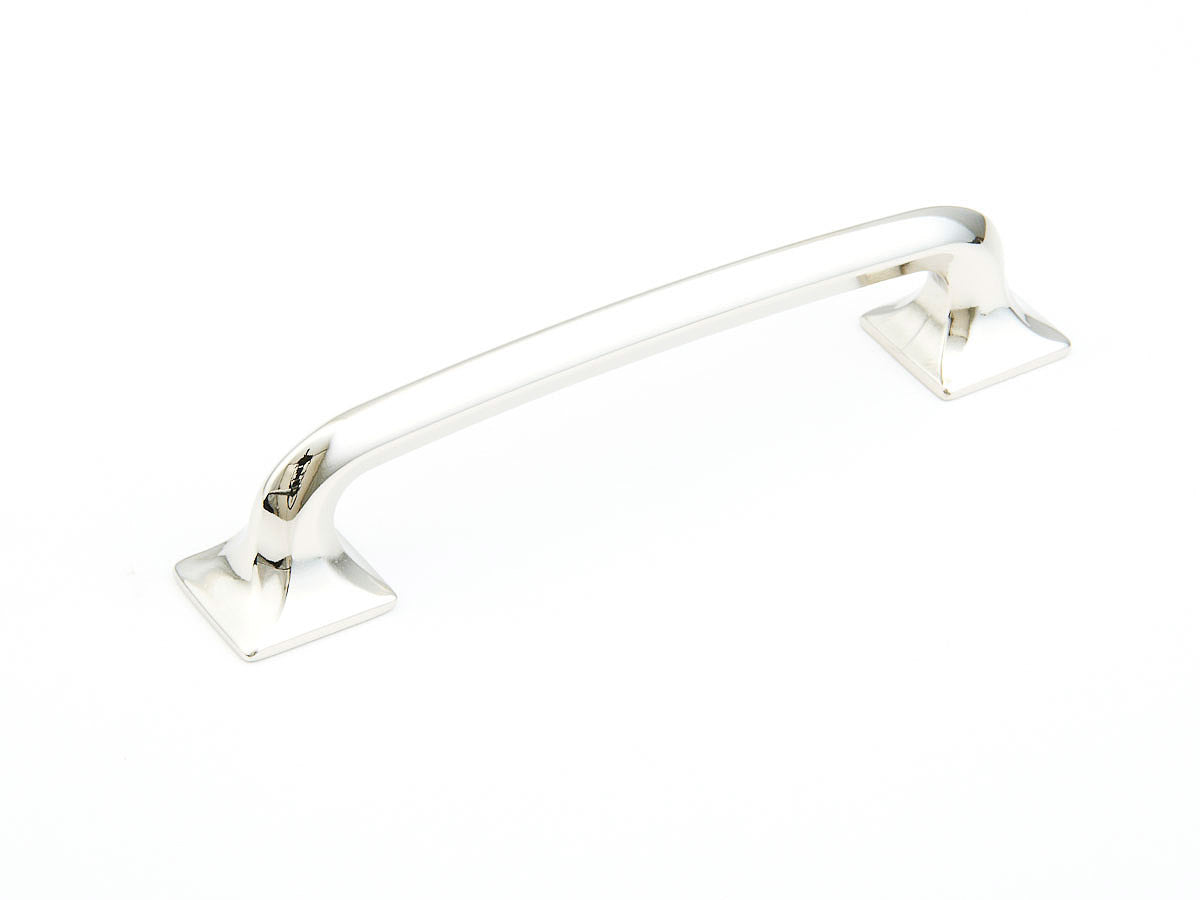 Milli Square Polished Nickel Drawer Pulls - Brass Cabinet Hardware