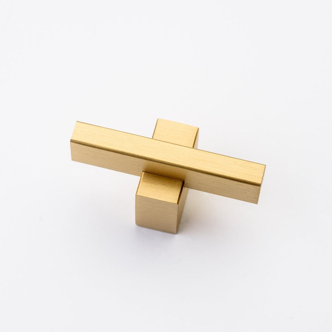 Lew's Two Tone Series Knobs and Handles Brushed Brass - Industry Hardware