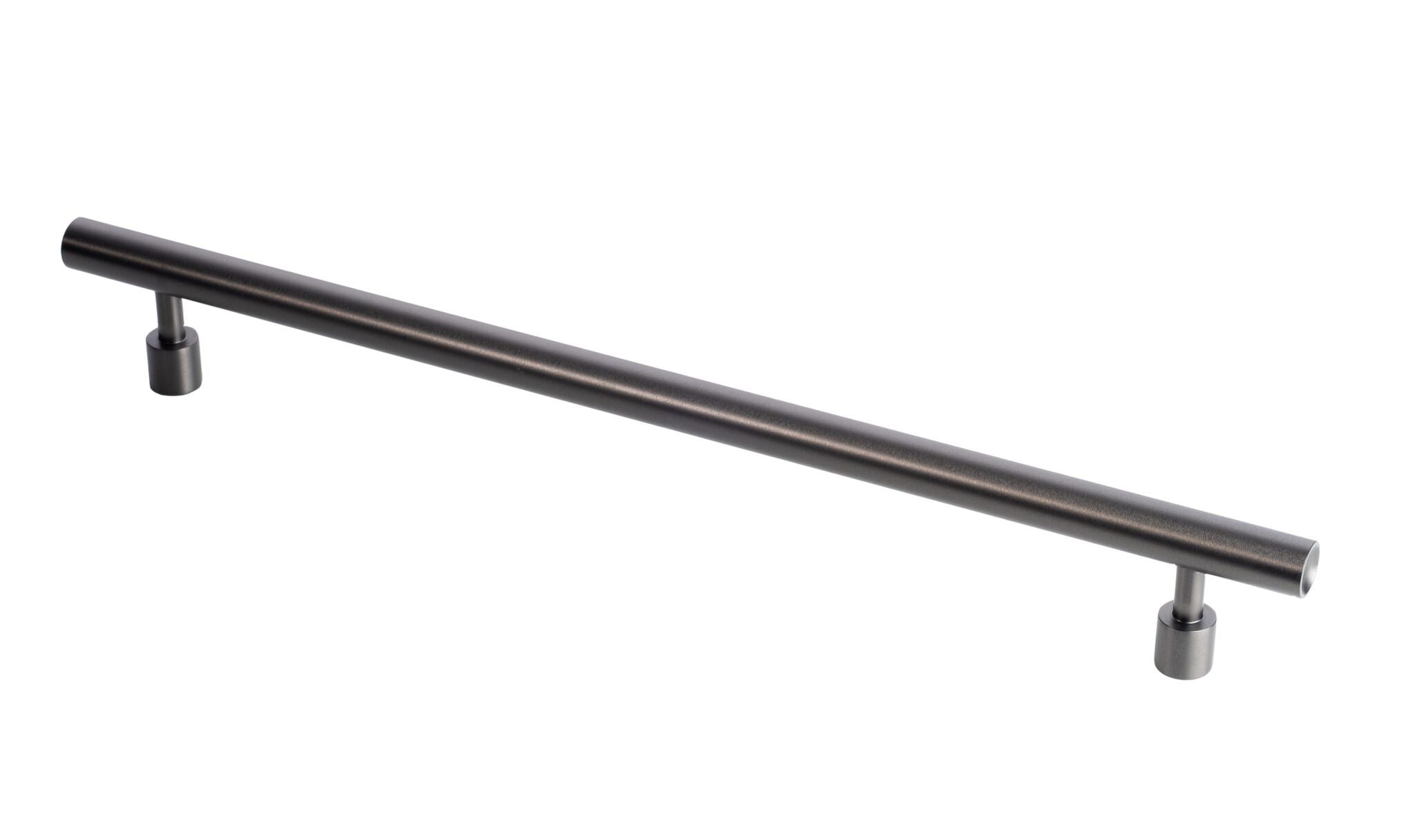 Black Stainless Steel Lew's Hardware Round Bar Series - Brass Cabinet Hardware