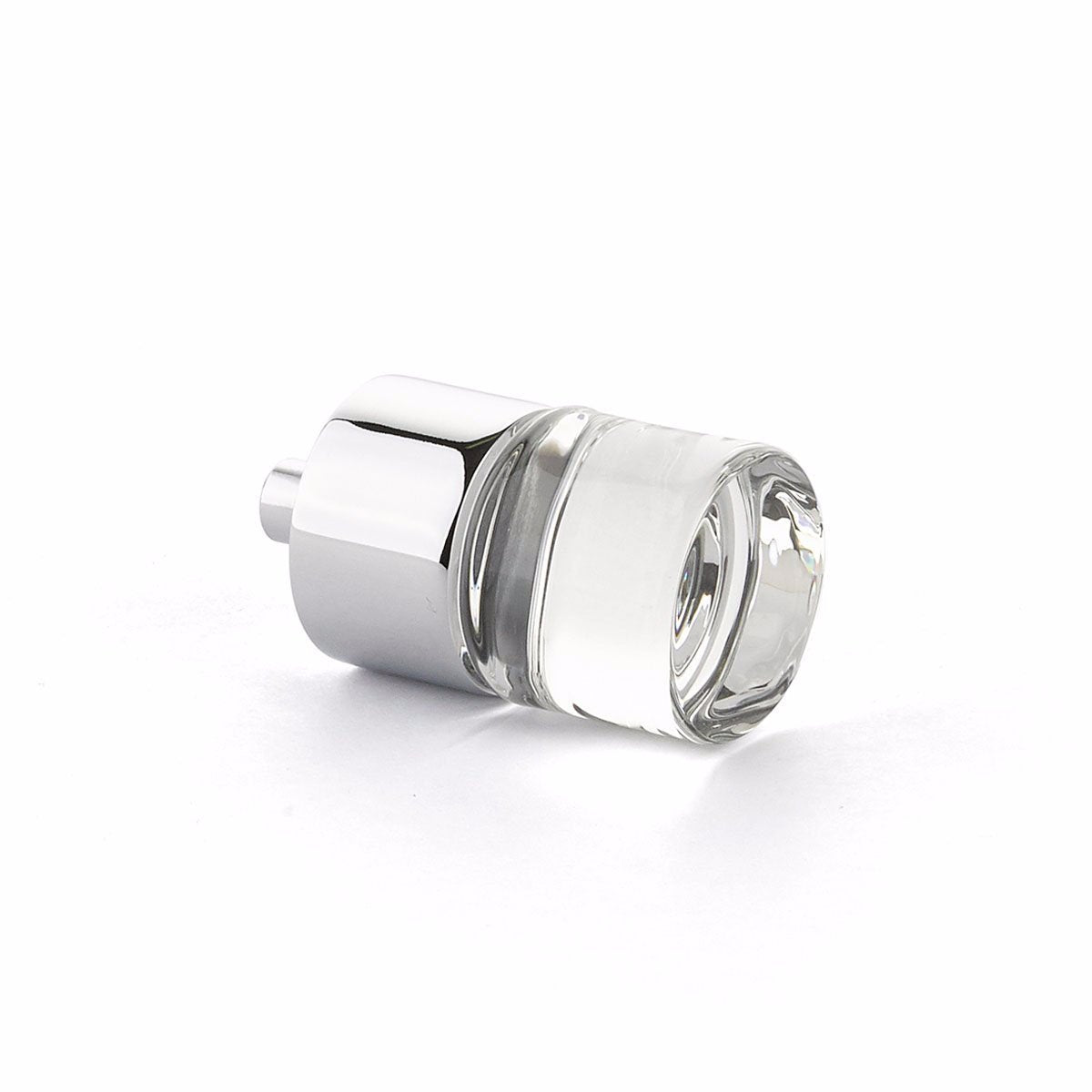 Polished Chrome City Lights 7/8" Cylinder Glass Knob | Knobs