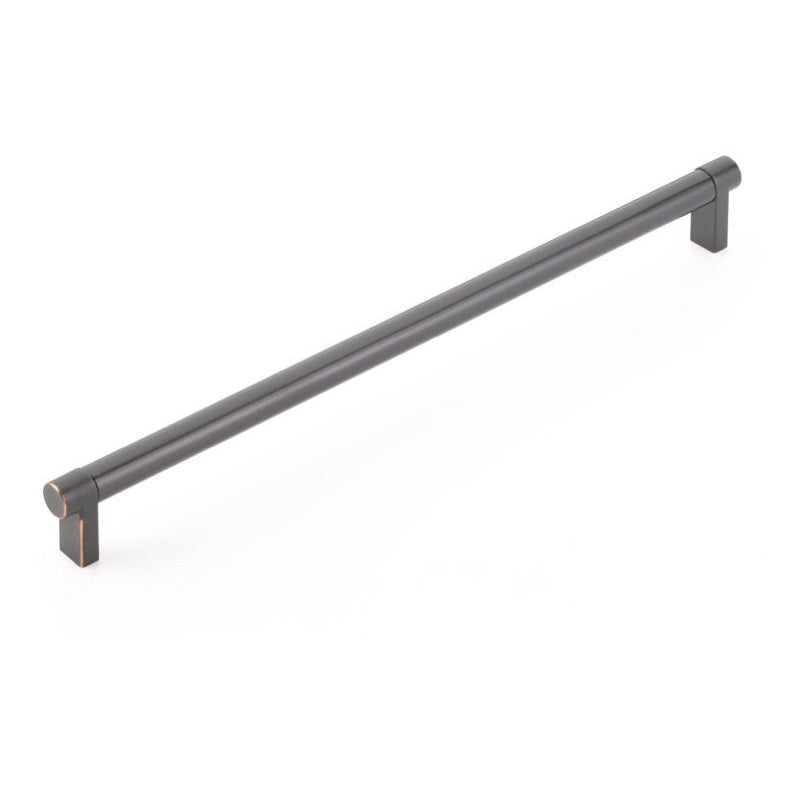 Smooth "Converse No.2" Oil Rubbed Bronze Cabinet Knobs and Drawer Pulls - Industry Hardware