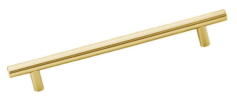 Unlacquered T-Bar Brass Cabinet Pulls in Polished Unlacquered Brass | Pulls