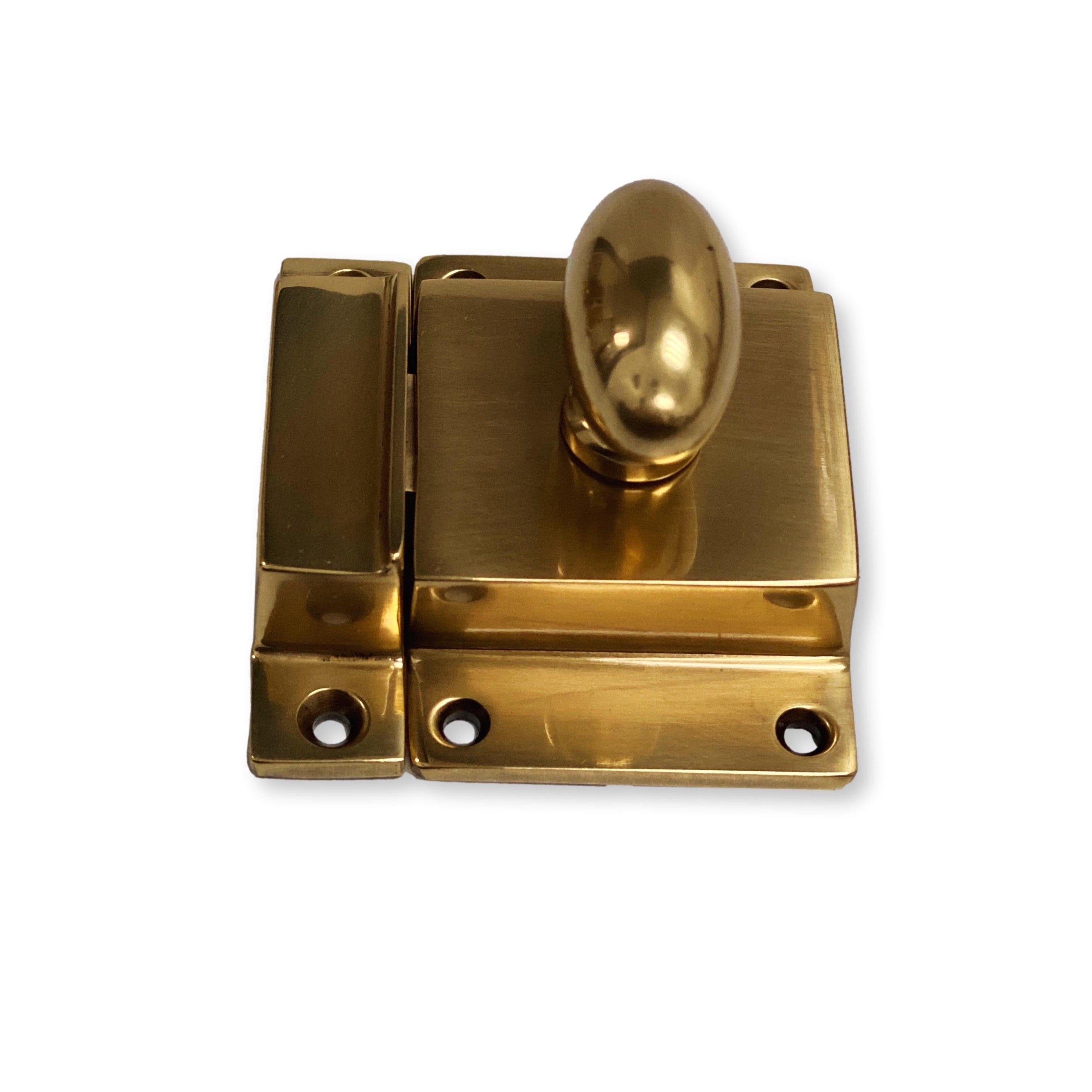 French Brass "Heritage" Cabinet Latch - Forge Hardware Studio