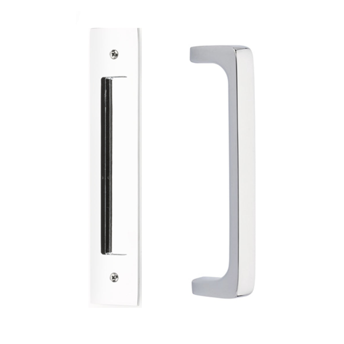 Door Flush Pull and Handle Hardware for Interior Sliding and Barn Doors