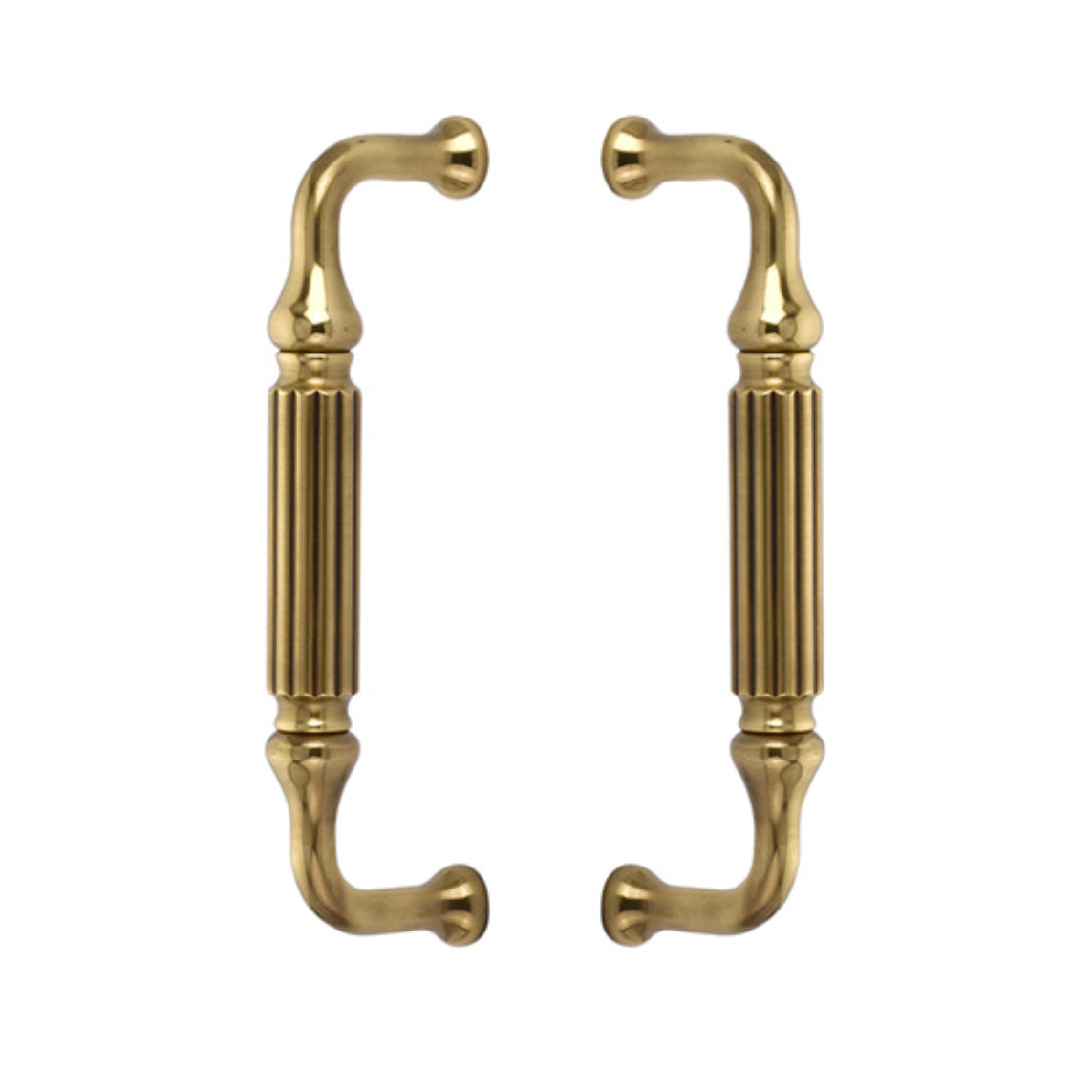 Door Handle "Delano" Antique Brass Back to Back Hardware for Interior Sliding and Barn Doors