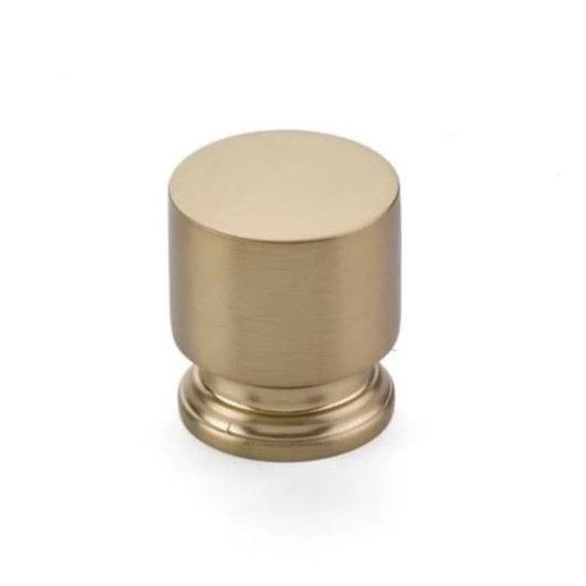 Satin Brass "Elite" Cabinet Knobs and Drawer Pulls - Forge Hardware Studio