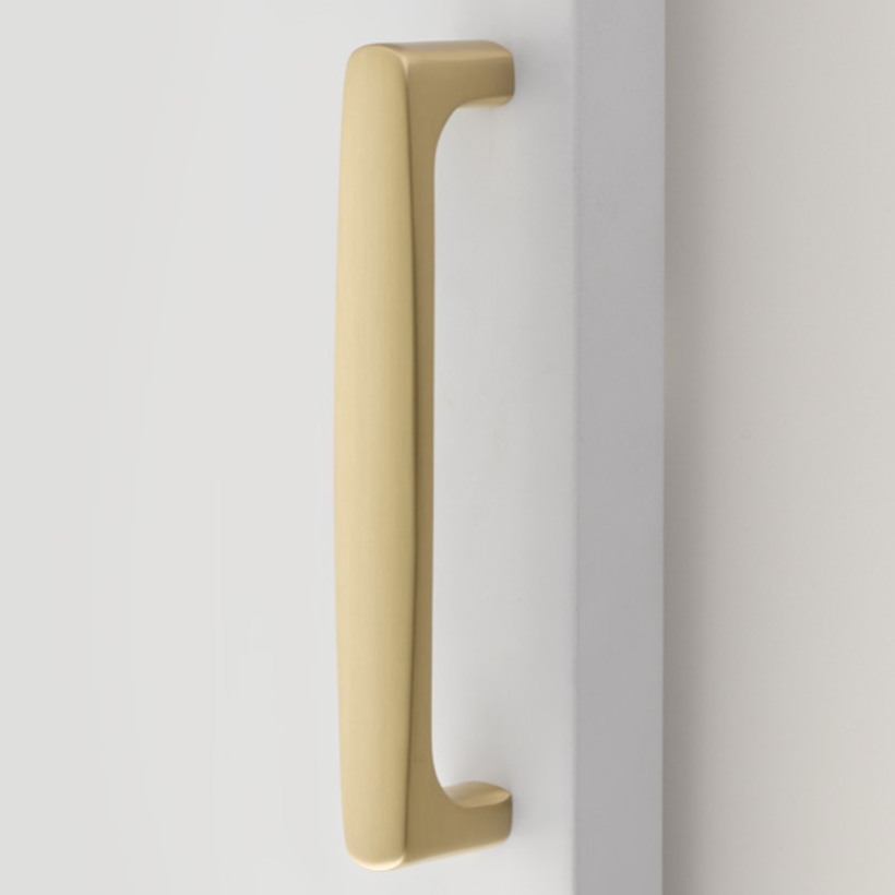 Barn Door Pull in Satin Brass Handle Hardware for Interior Doors | Pulls