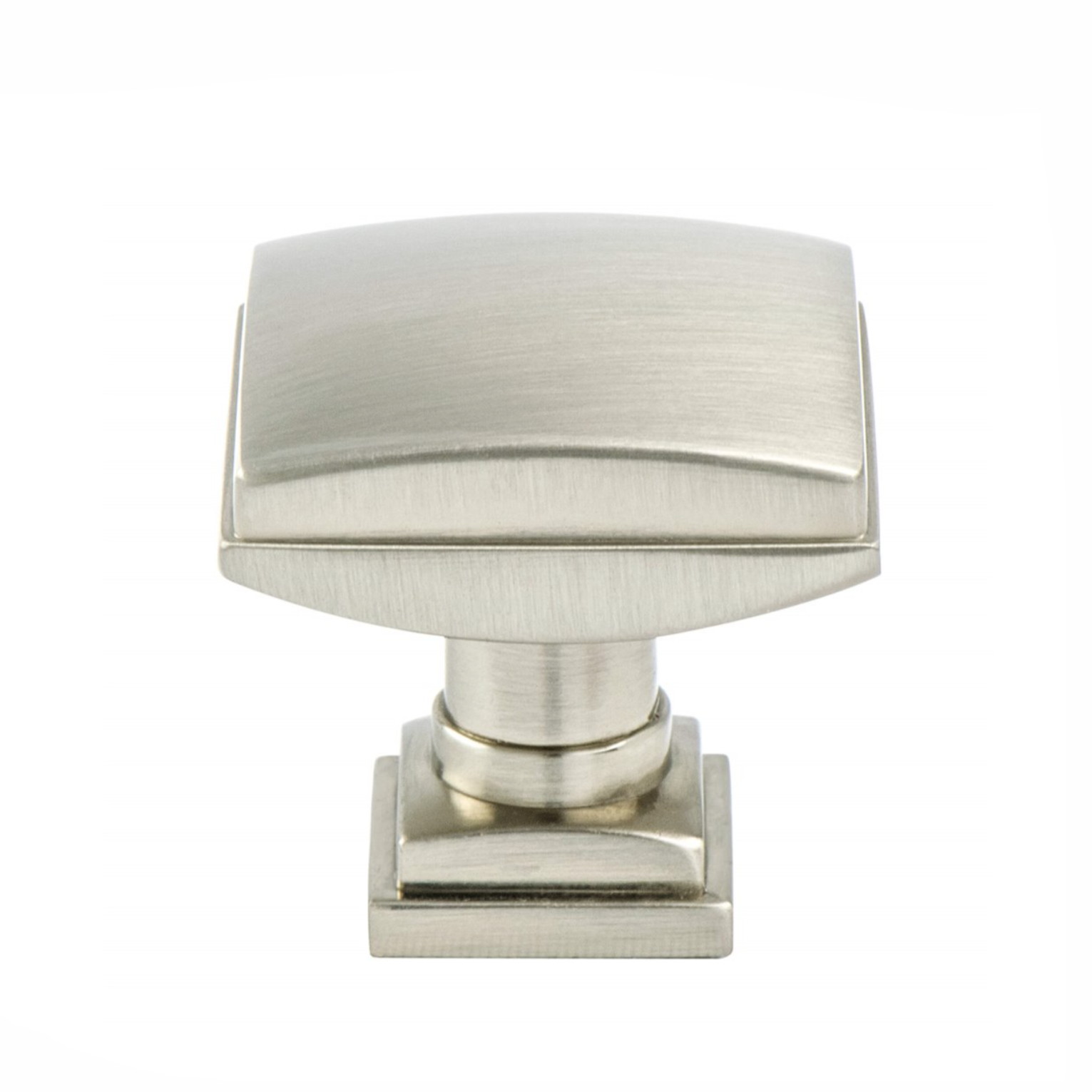 Kelly No.2 Cabinet Knob and Drawer Pulls in Brushed Nickel - Forge Hardware Studio