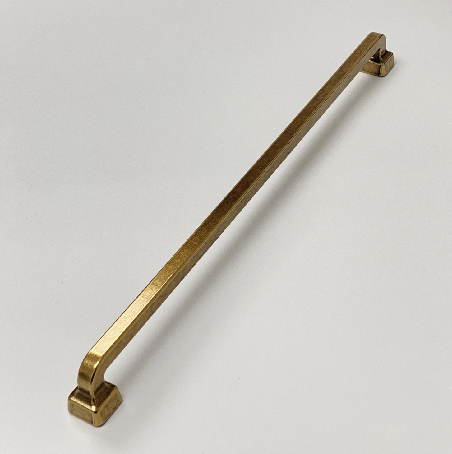 Mission Drawer Pull "Capri" in Antique Brass - Brass Cabinet Hardware | Pulls