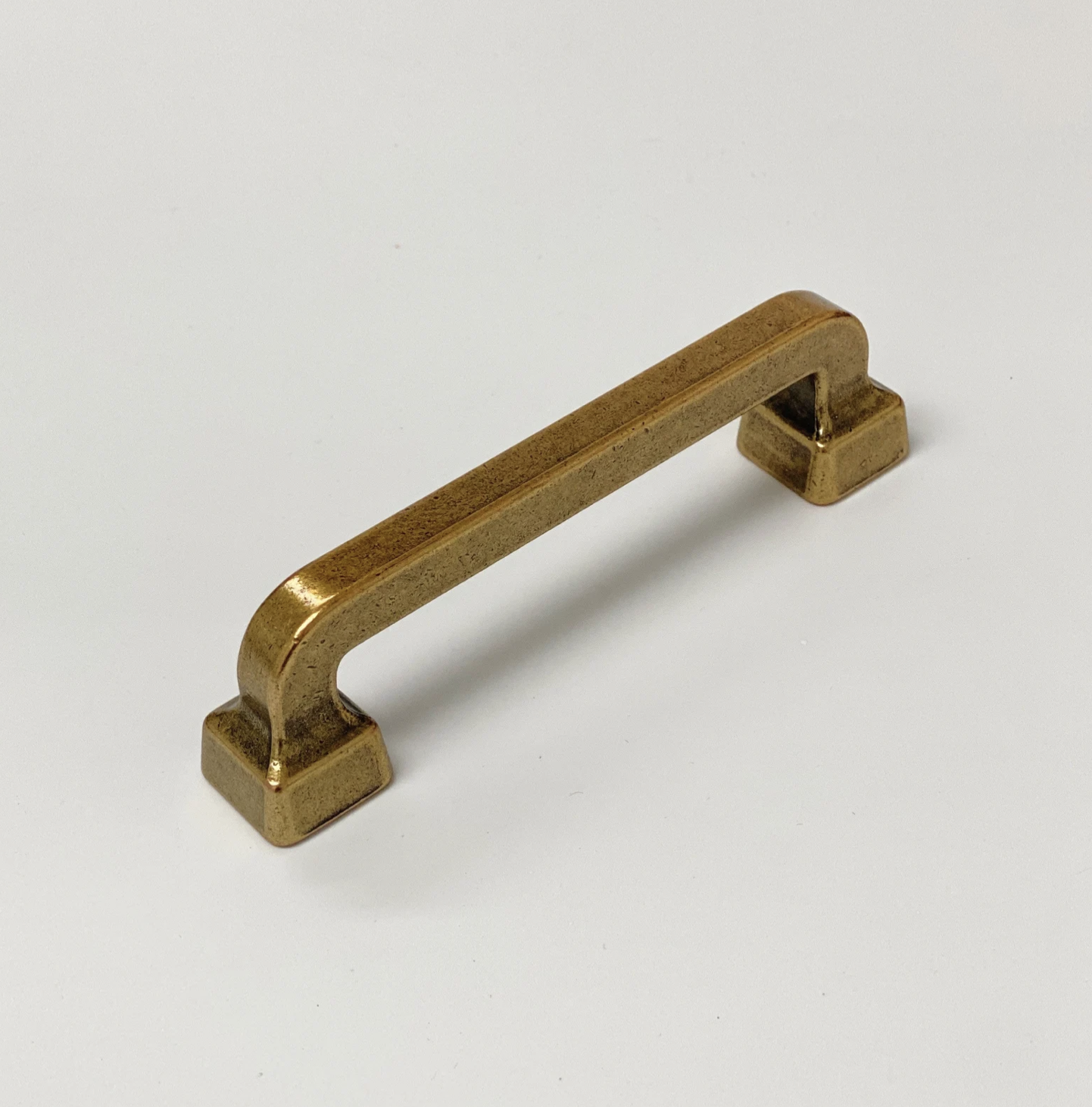 Mission Drawer Pull "Capri" in Antique Brass - Brass Cabinet Hardware | Pulls