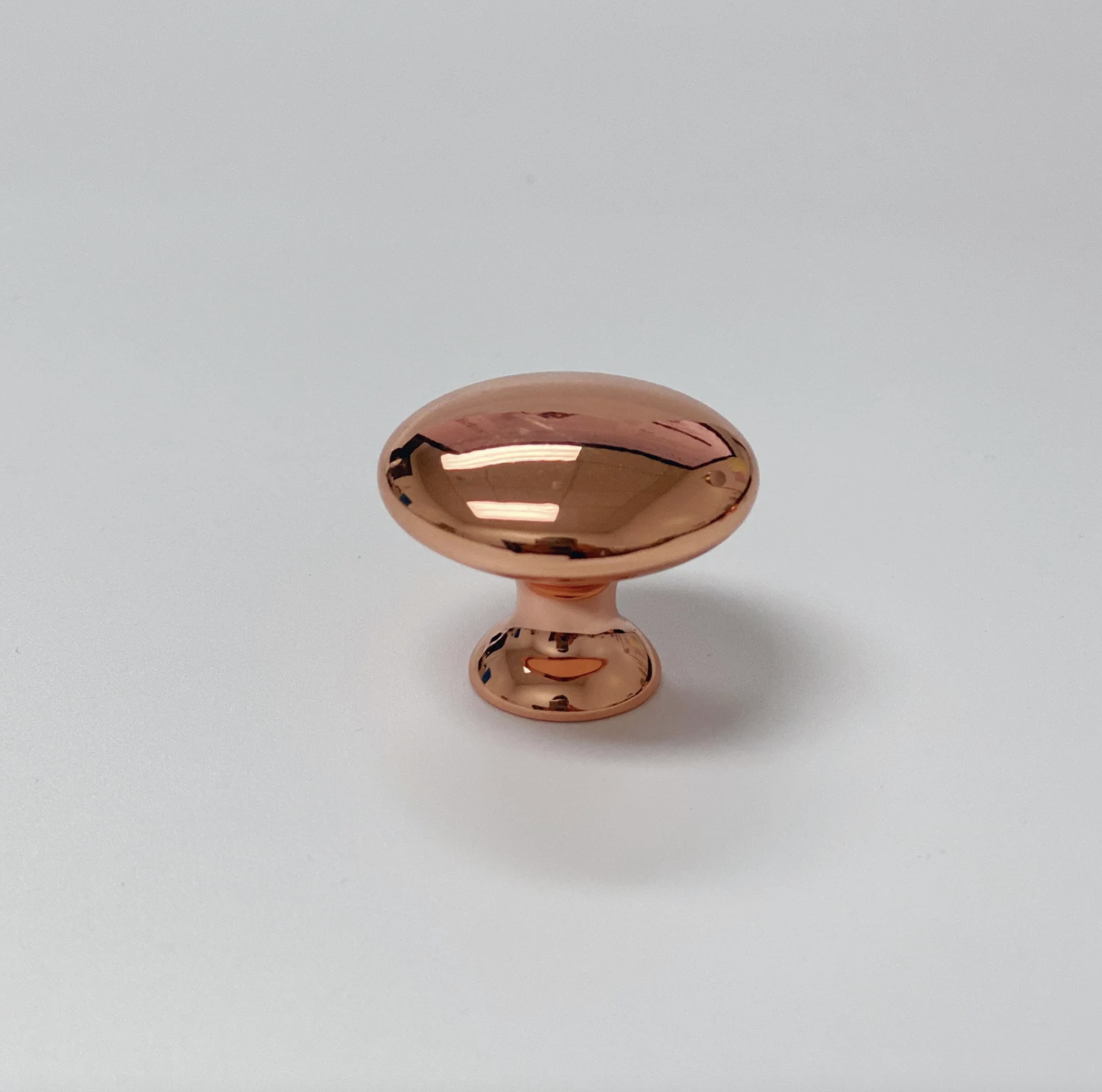 Polished Copper "Capri" Cup Drawer Pull, Ring Pull or Round Cabinet Knob | Pulls
