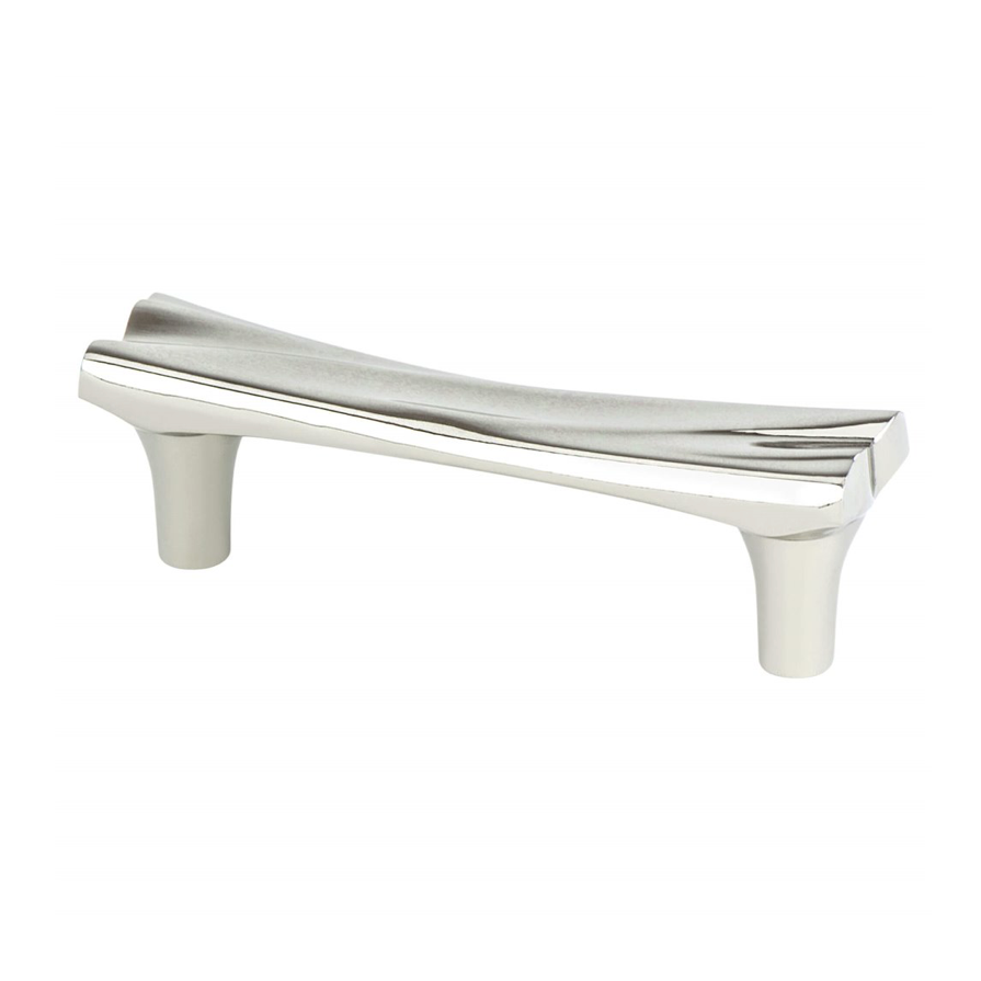 Polished Nickel "Sunday" Cabinet Hardware, Cabinet Knobs, Drawer Pulls | Pulls