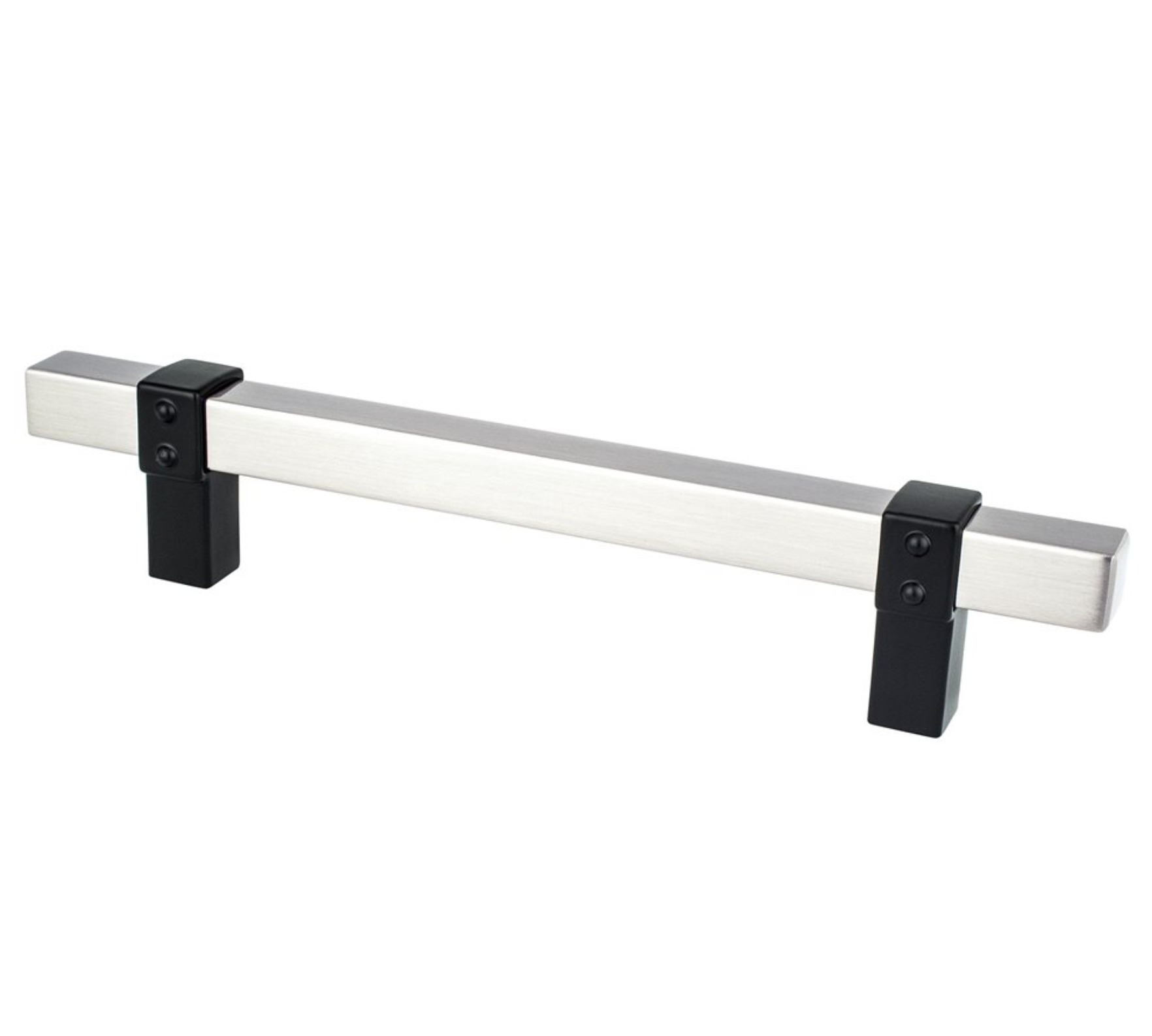 Matte Black and Brushed Nickel "Rio" Dual-Finish Cabinet Knob and Drawer Pulls - Industry Hardware