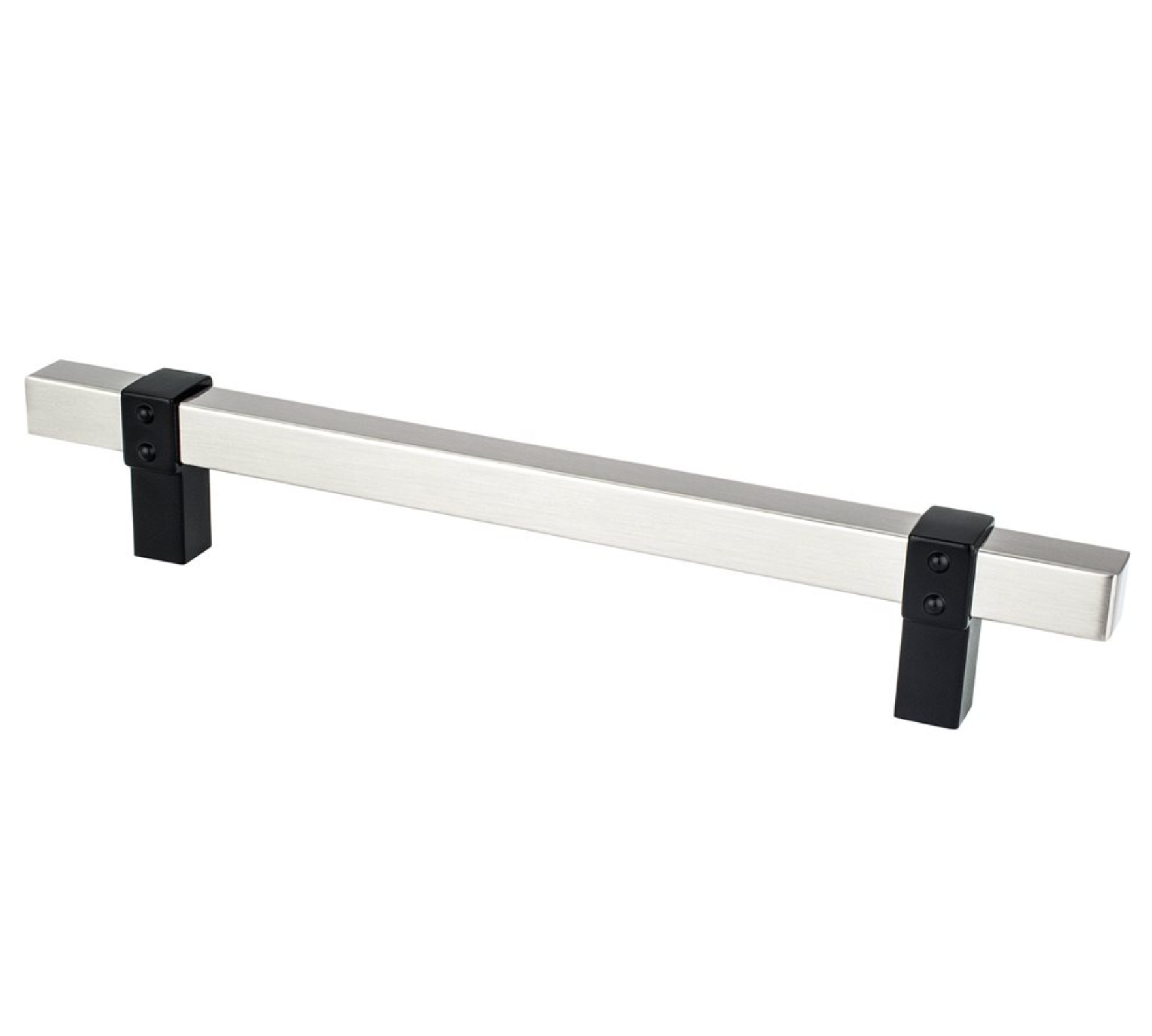 Matte Black and Brushed Nickel "Rio" Dual-Finish Cabinet Knob and Drawer Pulls - Industry Hardware