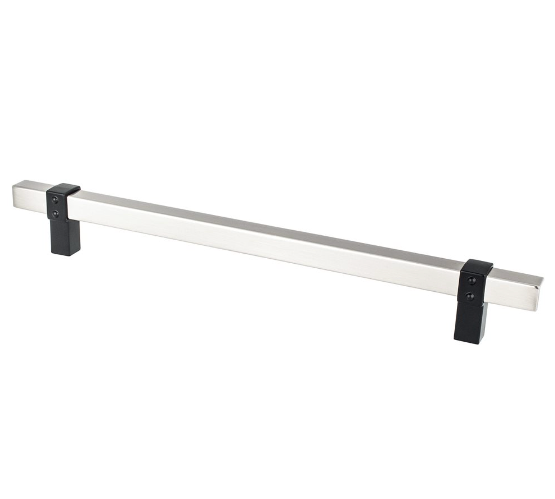 Matte Black and Brushed Nickel "Rio" Dual-Finish Cabinet Knob and Drawer Pulls - Industry Hardware