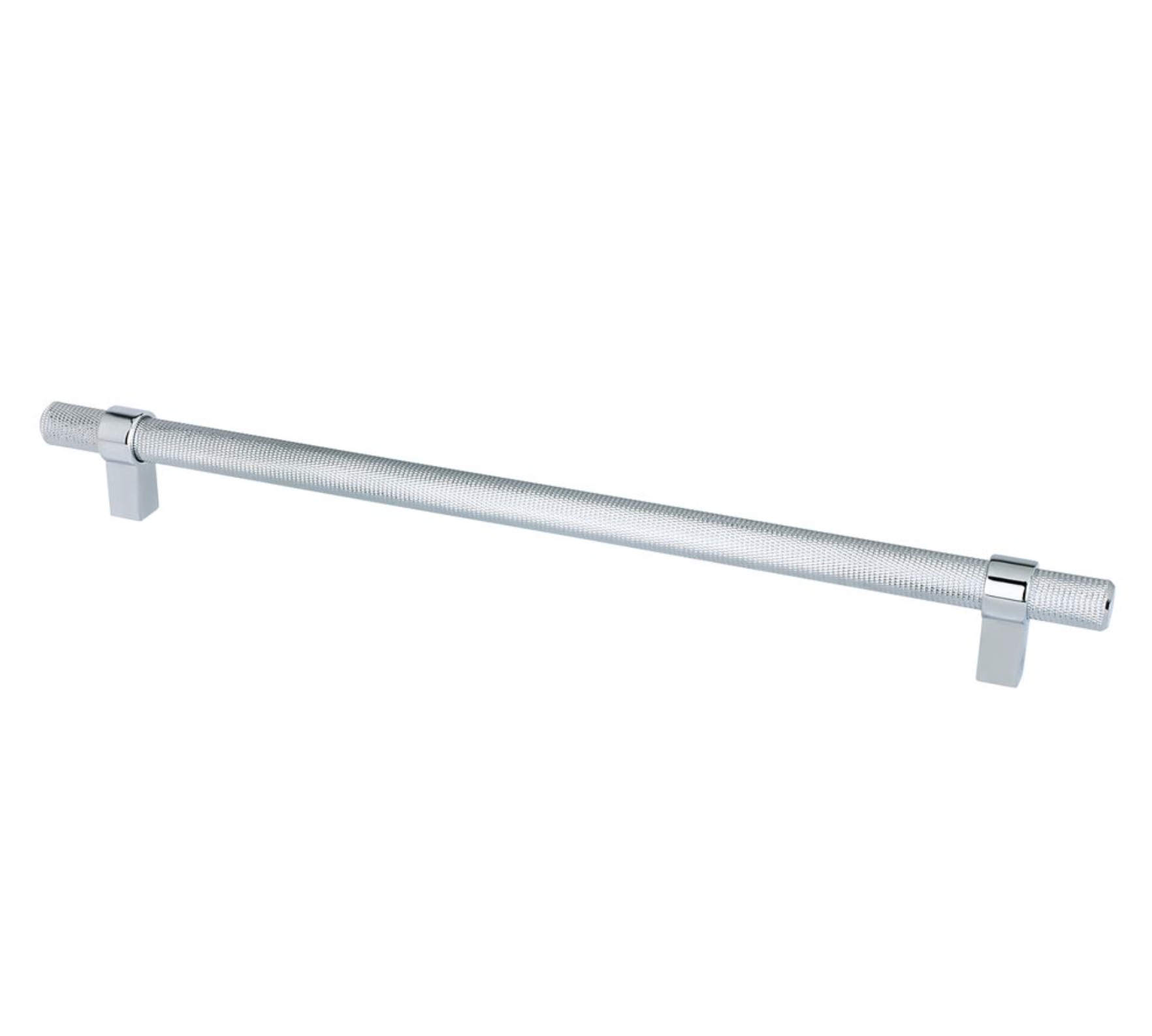 Knurled "Prelude" Polished Chrome Cabinet Knobs and Drawer Pulls - Industry Hardware