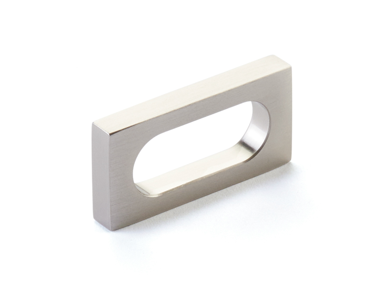 Brushed Nickel "Loop" Square Drawer Pulls and Cabinet Knobs - Industry Hardware