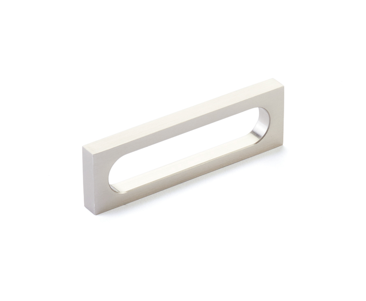 Brushed Nickel "Loop" Square Drawer Pulls and Cabinet Knobs - Industry Hardware