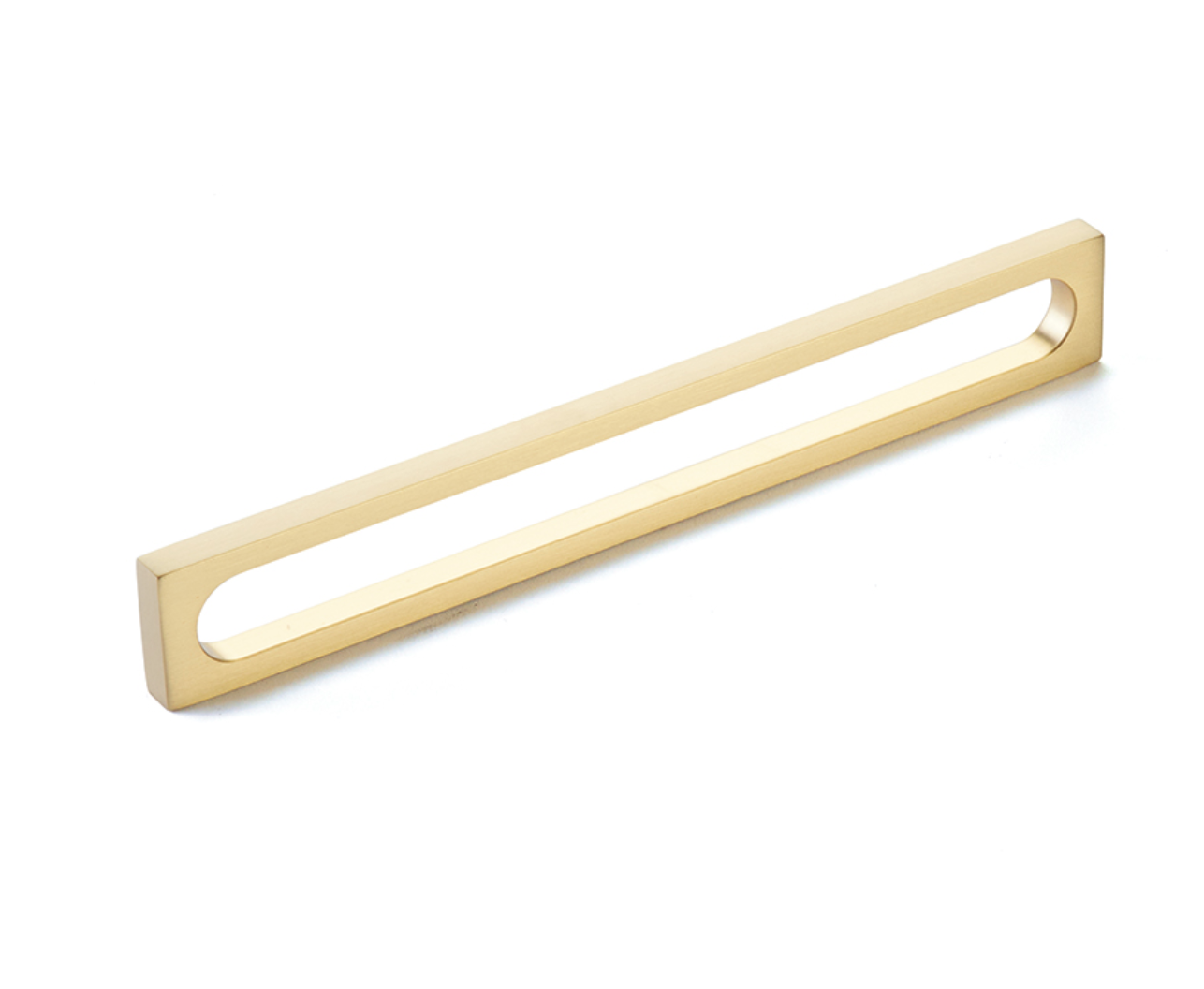 Vintage Brass "Loop" Square Drawer Pulls and Cabinet Knobs - Industry Hardware