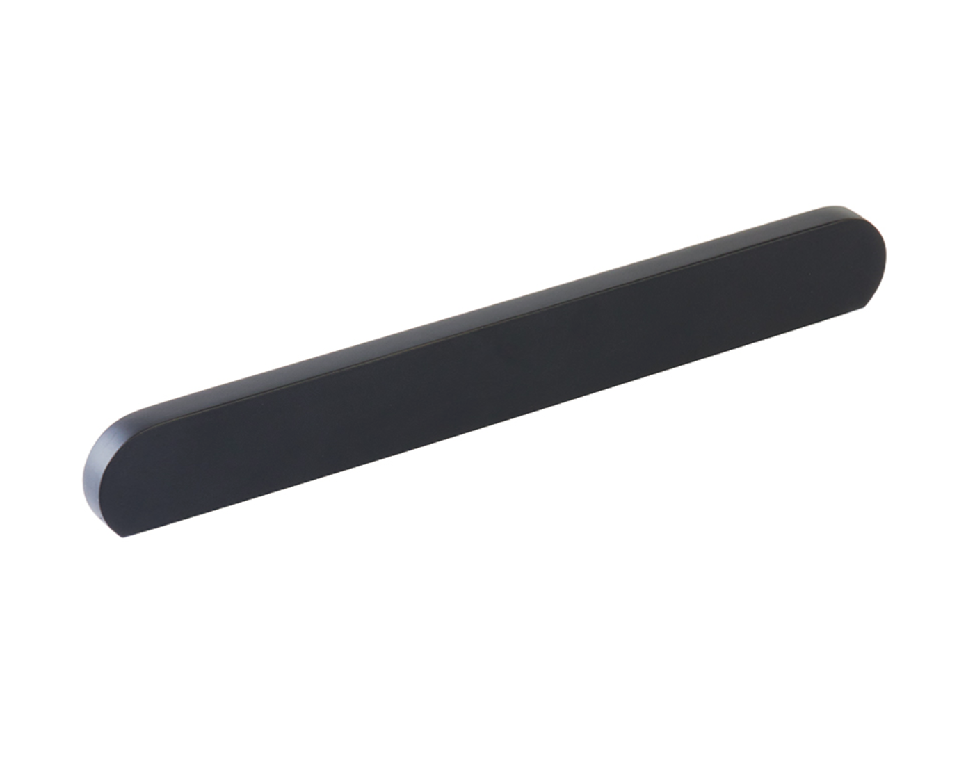Matte Black "Bit" Rounded Drawer Pulls and Cabinet Knobs - Industry Hardware