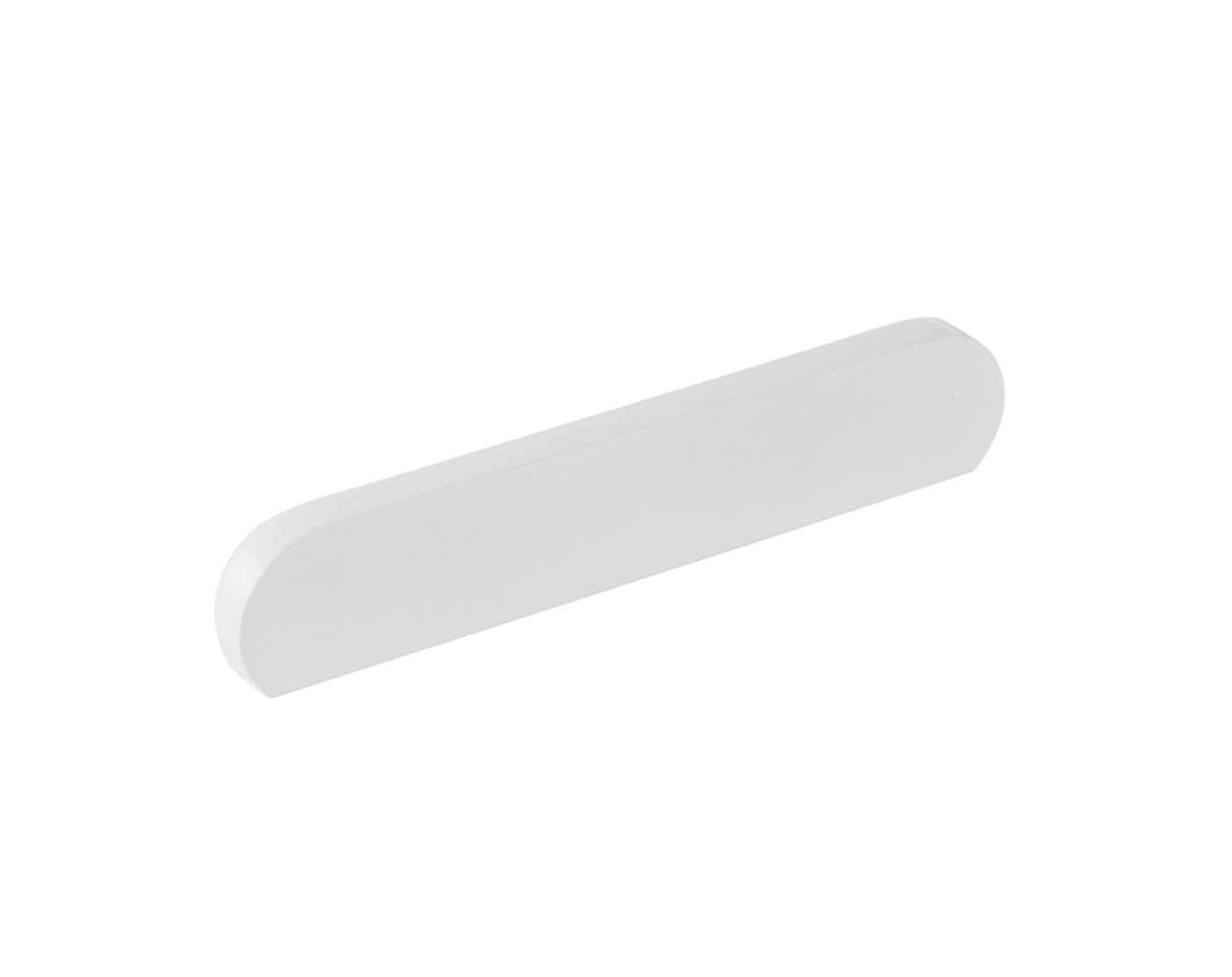 Matte White "Bit" Rounded Drawer Pulls and Cabinet Knobs - Industry Hardware