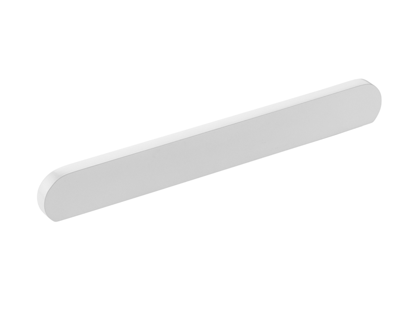 Matte White "Bit" Rounded Drawer Pulls and Cabinet Knobs - Industry Hardware