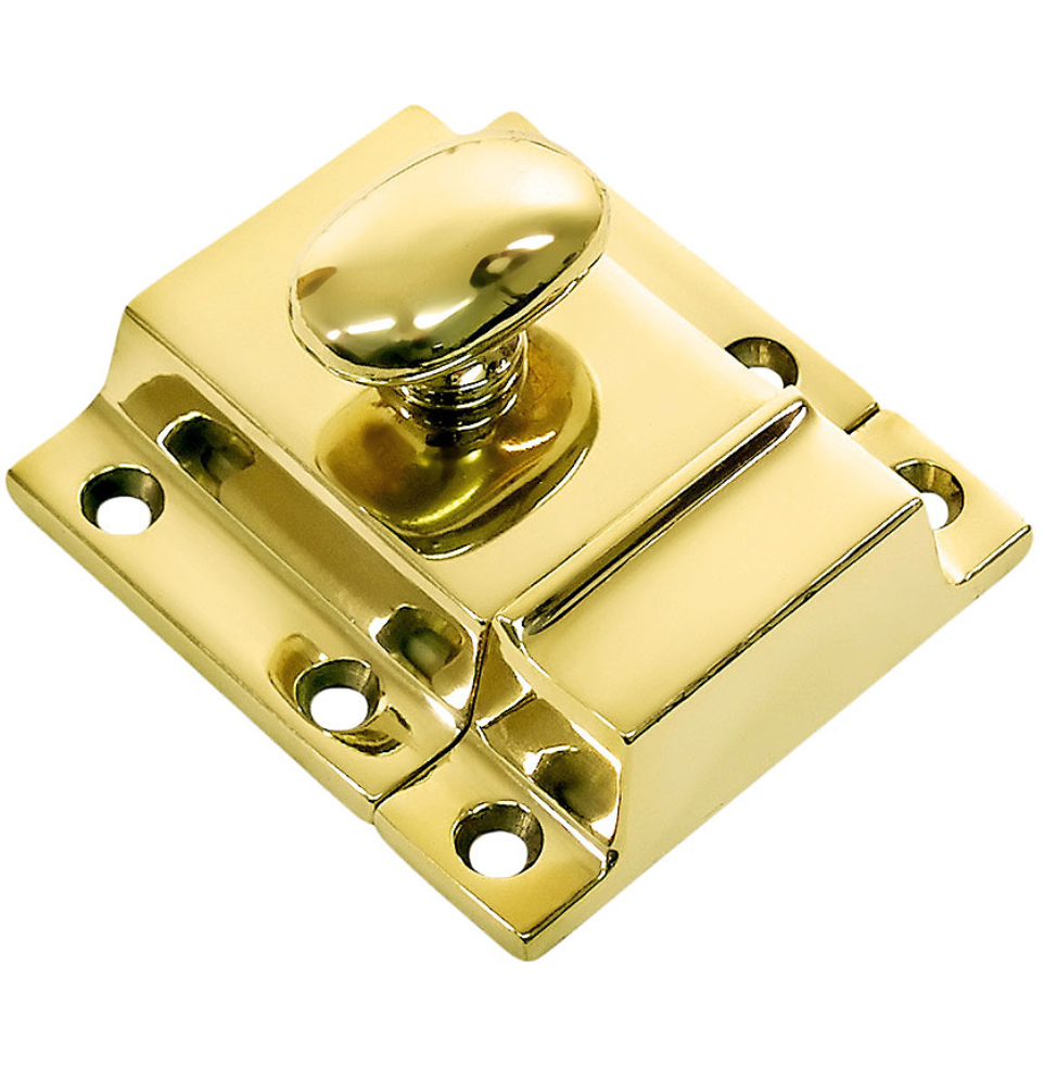Unlacquered Brass "Eloise" Cabinet Latch Pull - Kitchen Drawer Handle | Pulls