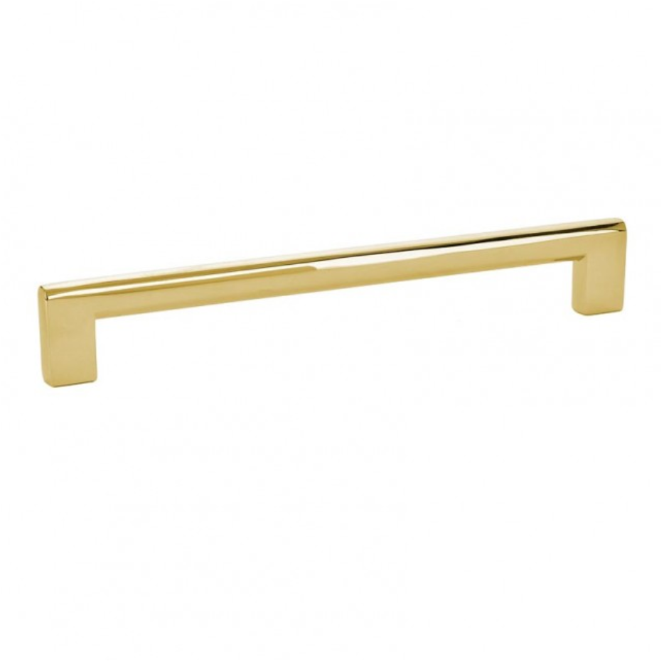 Luxe Unlacquered Brass Cabinet Pulls in Polished Unlacquered Brass - Brass Cabinet Hardware