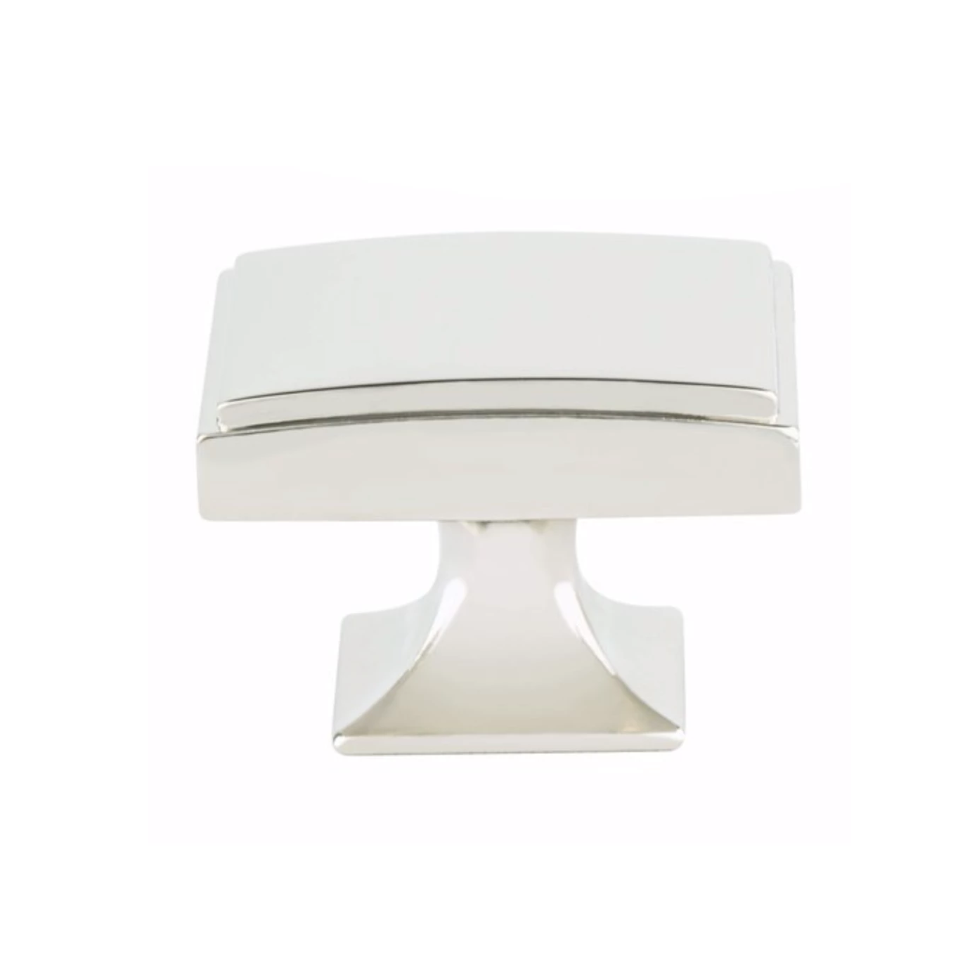 Kelly Squared Polished Nickel Cabinet Knob - Kitchen Drawer Knob | Knobs
