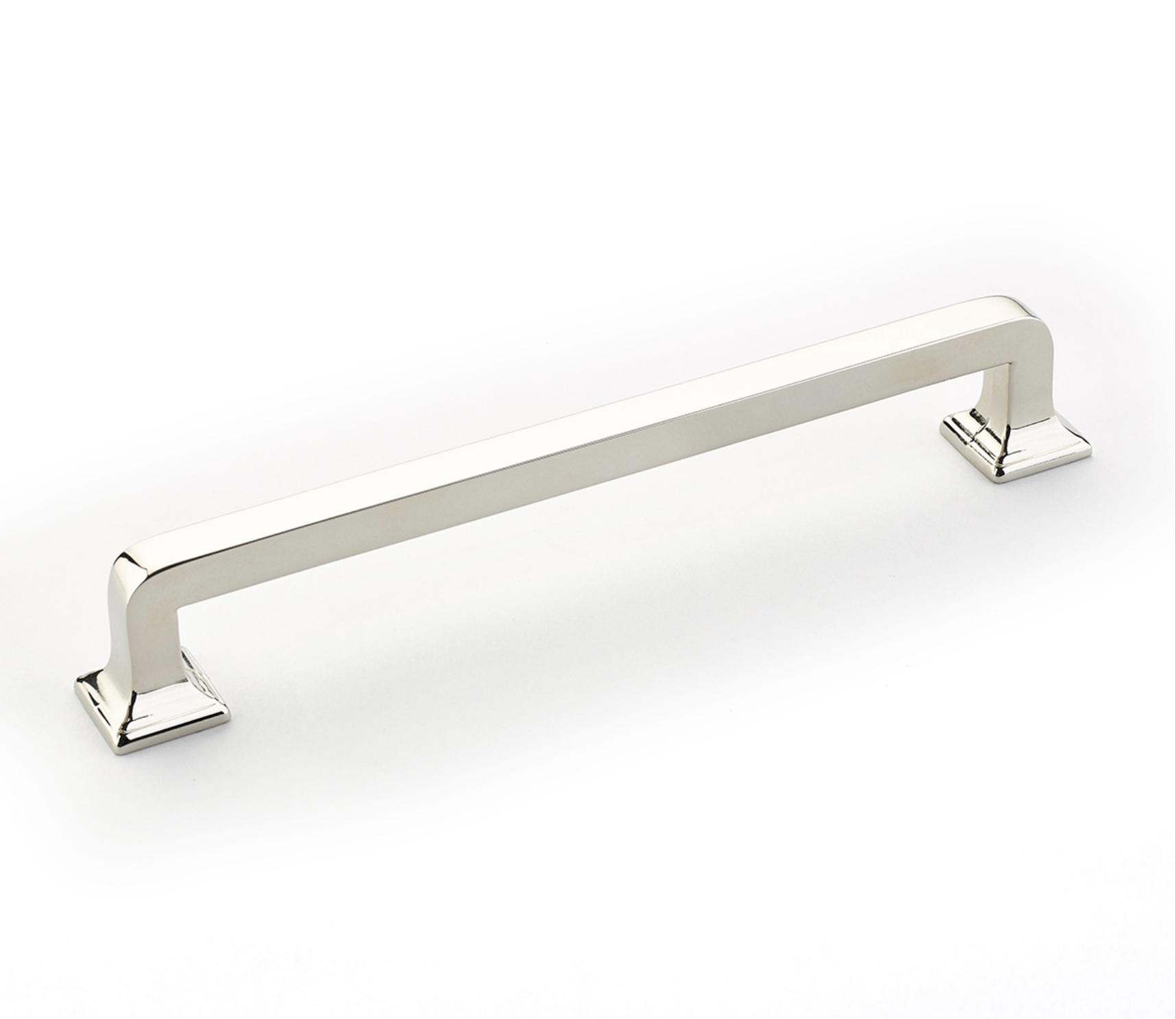 Menlo Park Polished Nickel Cabinet Drawer Pulls - Brass Cabinet Hardware