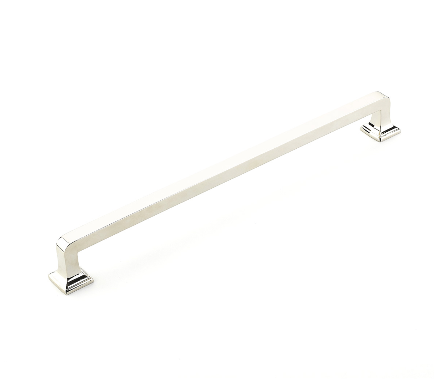 Menlo Park Polished Nickel Cabinet Drawer Pulls - Brass Cabinet Hardware