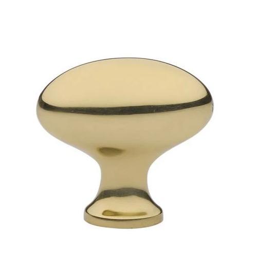 Unlacquered Brass "Heritage" Oval Cabinet Knob | Pulls