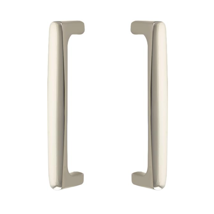 Back to Back "Riverside" Door Pull in Polished Nickel Hardware for Interior Sliding and Barn Doors